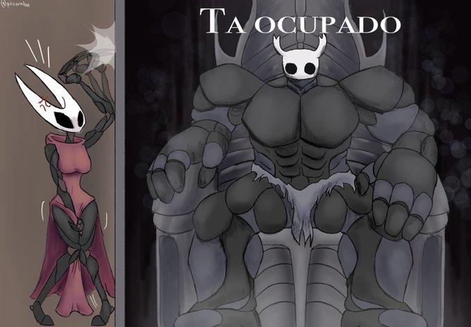 Ripped Hollow Knight Taking a Dump Opicornan TA OCUPADO