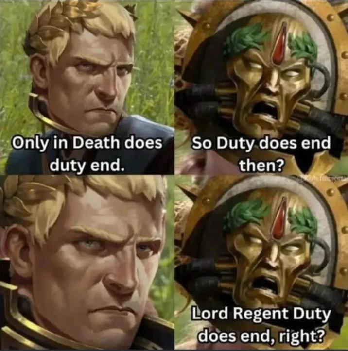 Only in Death does So Duty does end duty end. then? goh fimmort Lord Regent Duty does end, right?