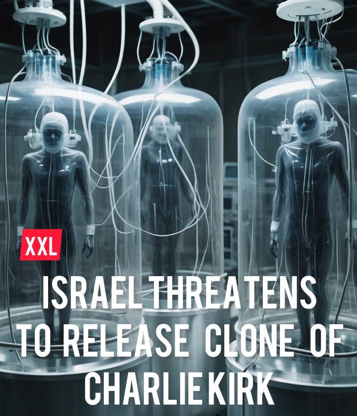 XXL ISRAEL THREATENS TO RELEASE CLONE OF CHARLIE KIRK