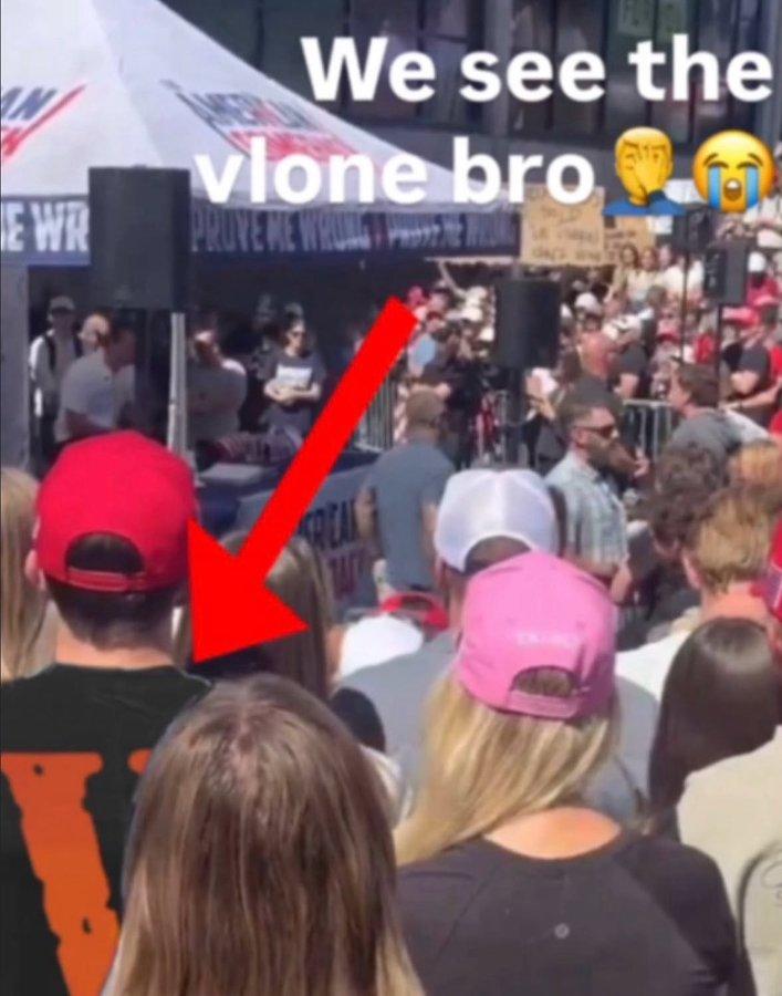 E WR We see the vlone bro PROVE ME WRONG T CREAT