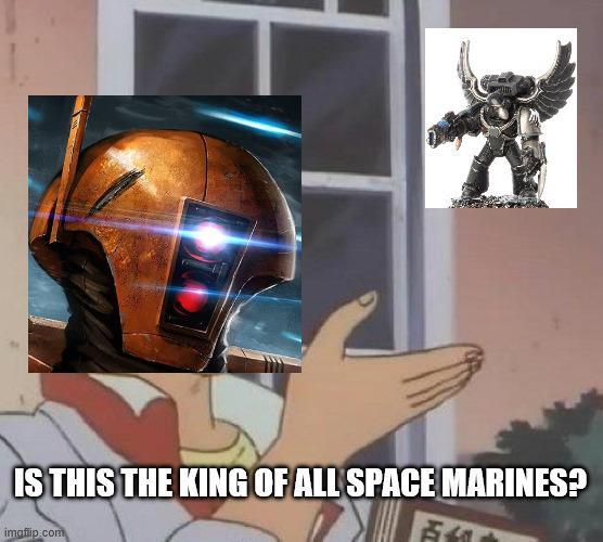 IS THIS THE KING OF ALL SPACE MARINES? imgflip.com