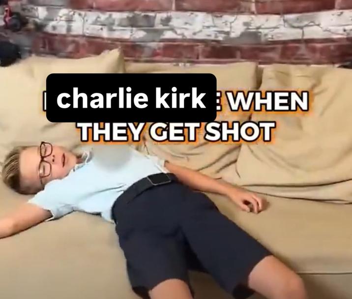 charlie kirk WHEN B THEY GET SHOT