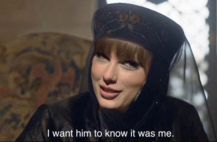 I want him to know it was me.