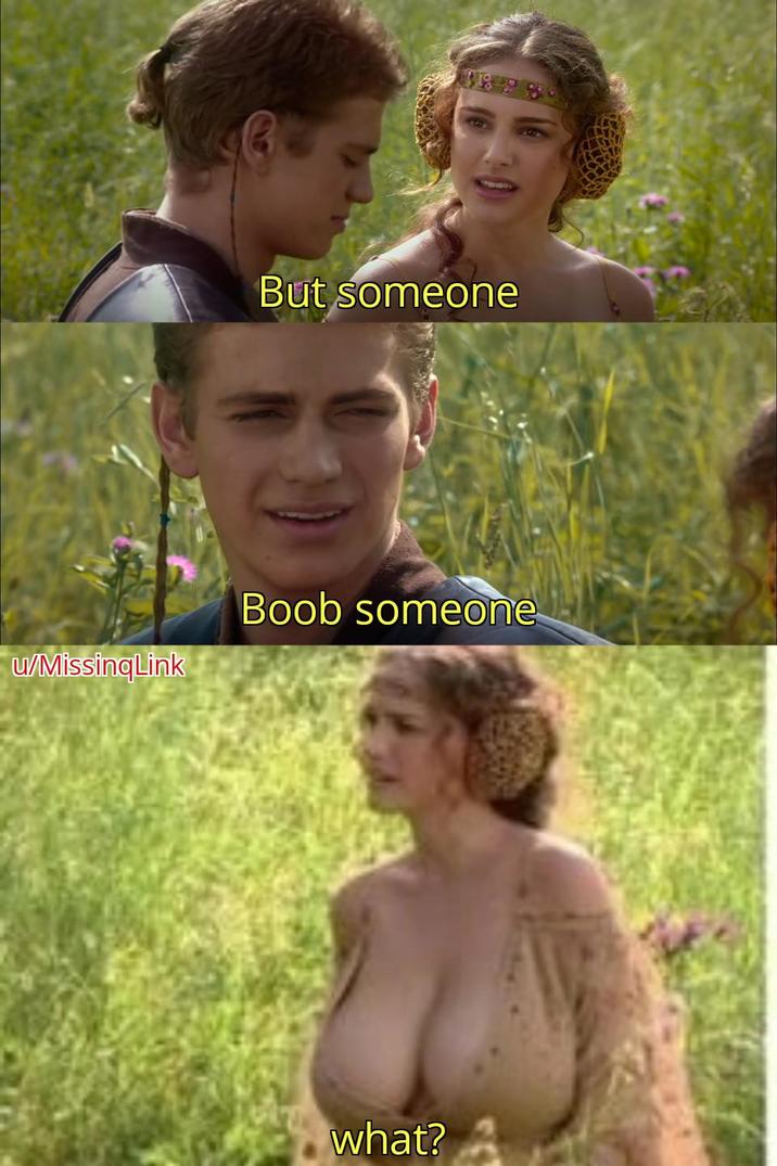 But someone w/MissingLink Boob someone what?