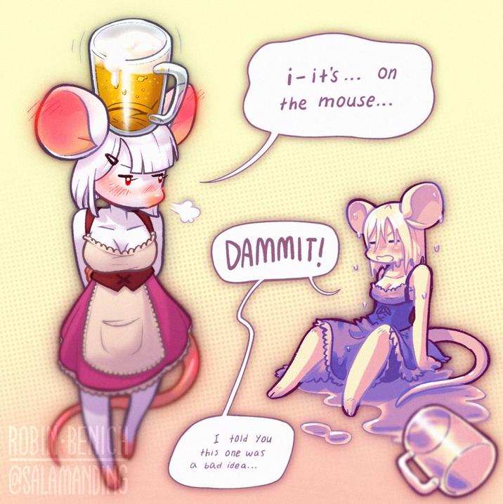 i-it's... on the mouse... DAMMIT! ย ROB BECO @SALAMAND I told you this one was a bad idea...