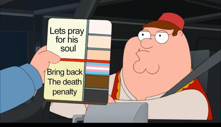 Lets pray for his soul Bring back The death penalty