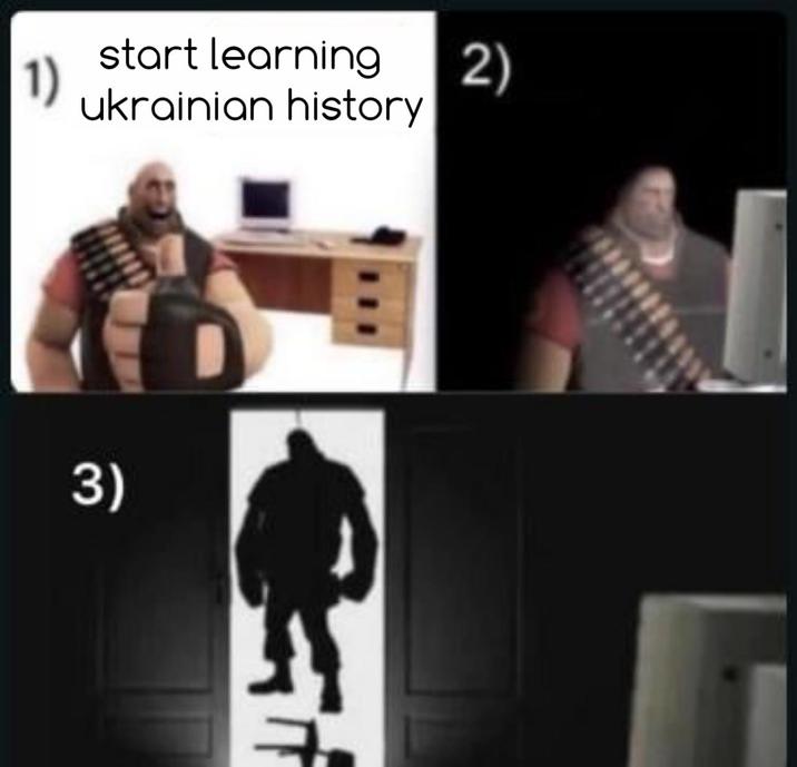 1) start learning ukrainian history 3) 2)