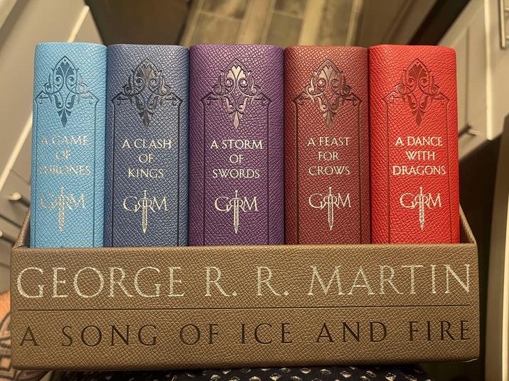 A CLASH A STORM A FEAST OF SIVES KINGS OF SWORDS FOR CROWS A DANCE WITH DRAGONS RM MGM GM TRM CARM GEORGE R. R. MARTIN A SONG OF ICE AND FIRE