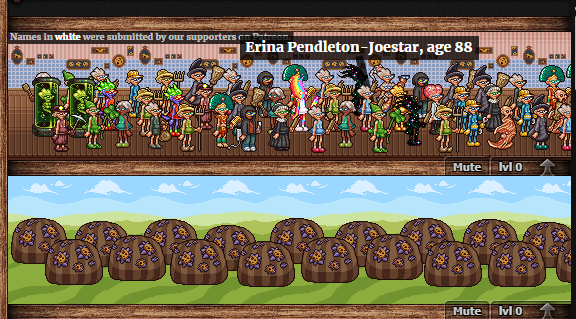 Names in white were submitted by our supporters on Erina Pendleton-Joestar, age 88 Mute Ivo Mute lvlo