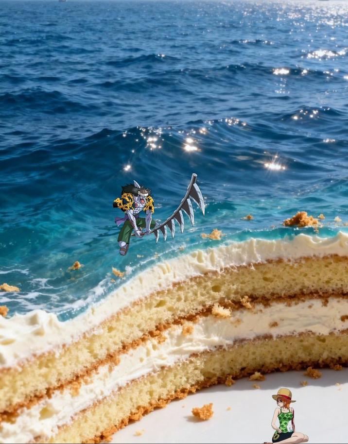 one piece cake