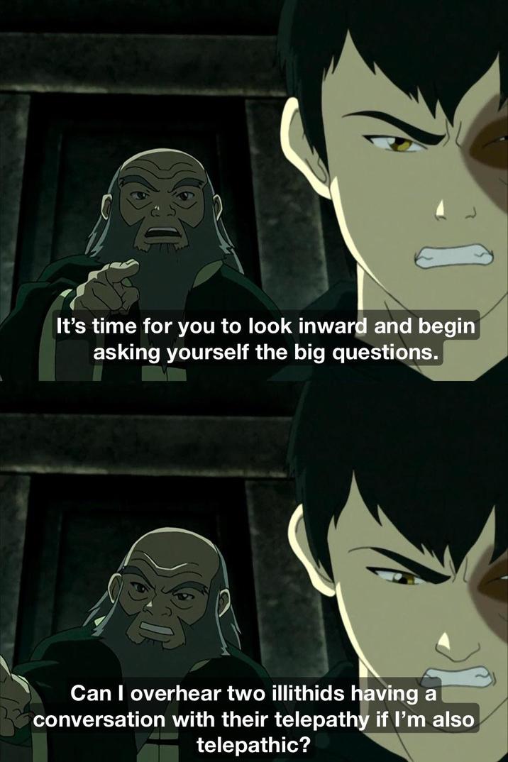 It's time for you to look inward and begin asking yourself the big questions. Can I overhear two illithids having a conversation with their telepathy if I'm also telepathic?