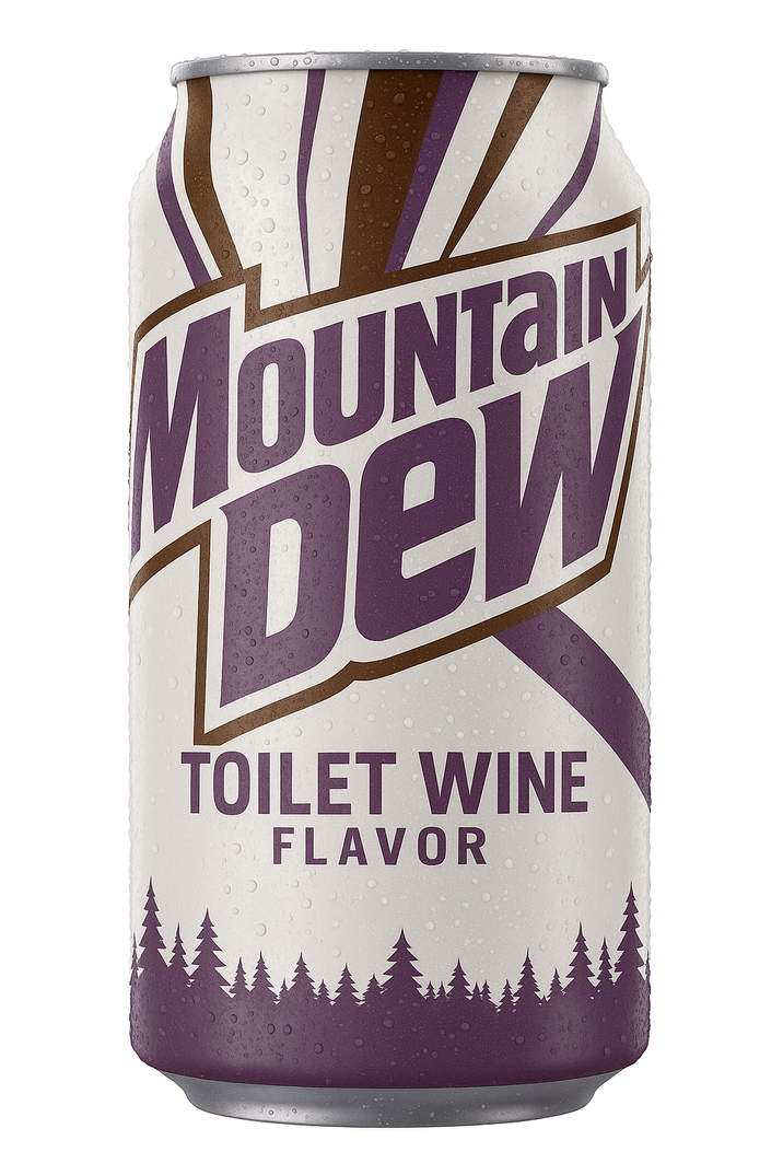 о 600 66. MOUNTAIN Dew TOILET WINE FLAVOR