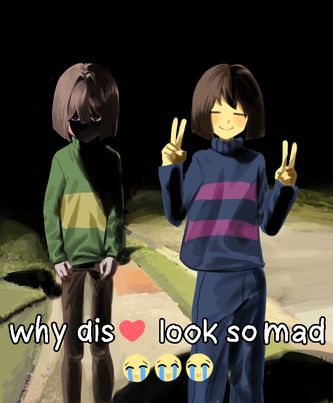 why dis look so mad