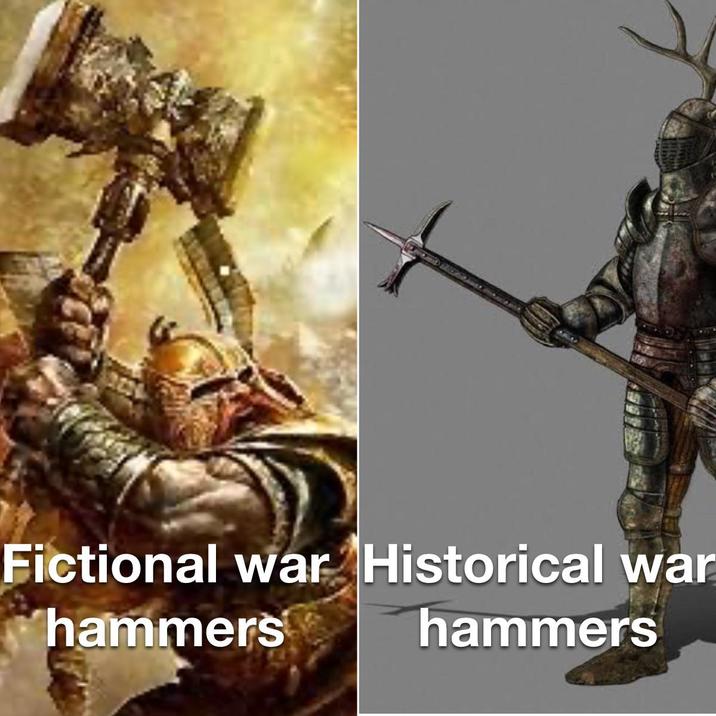 Fictional war Historical war hammers hammers
