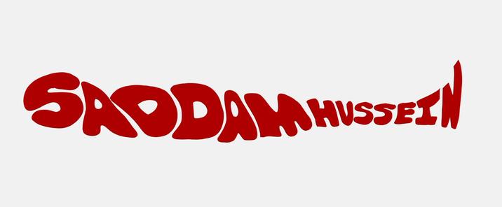 X user @OverEzEggs tweeted a calligram showing the name Saddam Hussein in the shape of the "Saddam Hussein Hiding Place":https://knowyourmeme.com/memes/saddam-husseins-hiding-place meme.