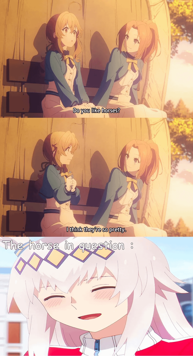 Do you like horses? I think they're so pretty. The horse in question :