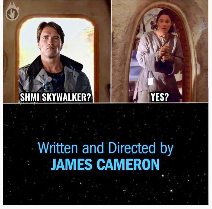 SHMI SKYWALKER? YES? Written and Directed by JAMES CAMERON