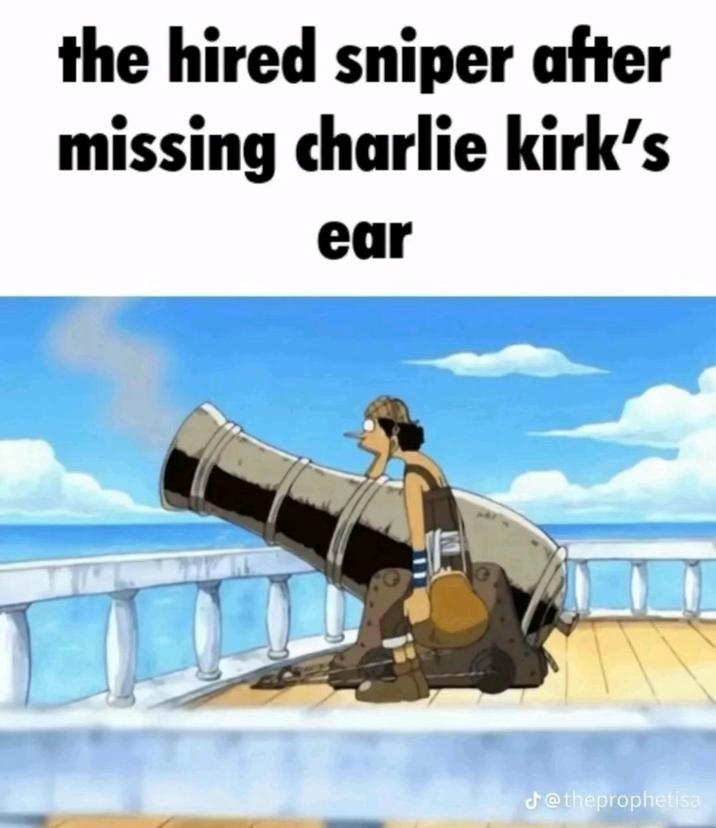 the hired sniper after missing charlie kirk's ear @theprophetisa