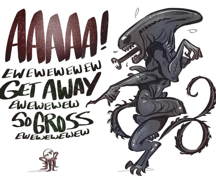 AAAAA! EWEWEWEWEW GET AWAY EWEWEWEW So GROSS EWEWEWEWEW