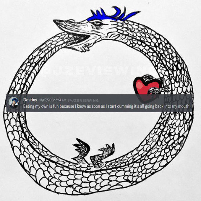 UZEVIEWIN Destiny 17/07/2022 6:14 am @UZEVIEWING Eating my own is fun because I know as soon as I start c------ it's all going back into my mouth