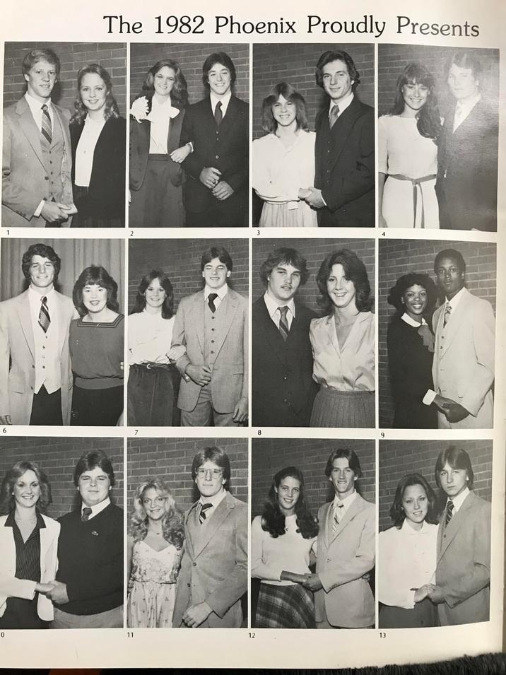 6 The 1982 Phoenix Proudly Presents 2 8 0 11 12 13