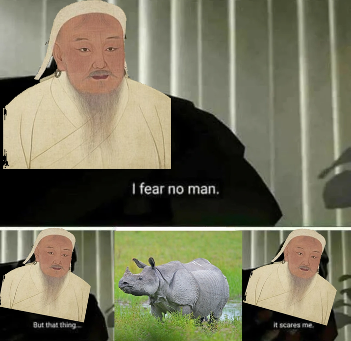 I fear no man. But that thing it scares me.