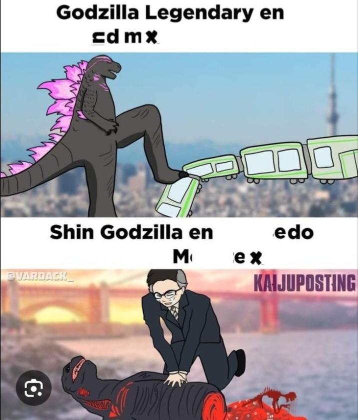 Godzilla Legendary en cdmx Shin Godzilla en @VARDACK ✪ M edo ex KAIJUPOSTING