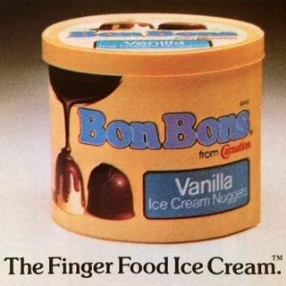 Bon Bons from @mation Vanilla Ice Cream Nugg The Finger Food Ice Cream.
