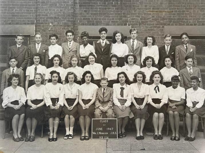 CLASS OF JUNE 1947 WM J. MORRSON J.H.S. 9B 114 79