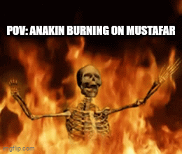 POV: ANAKIN BURNING ON MUSTAFAR gflip.com