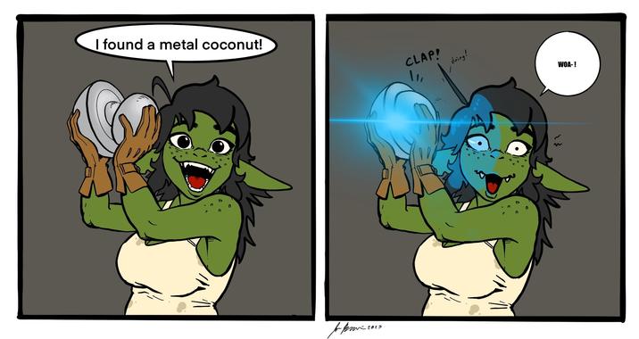 Don't worry:  according to the creator she just got a tan.