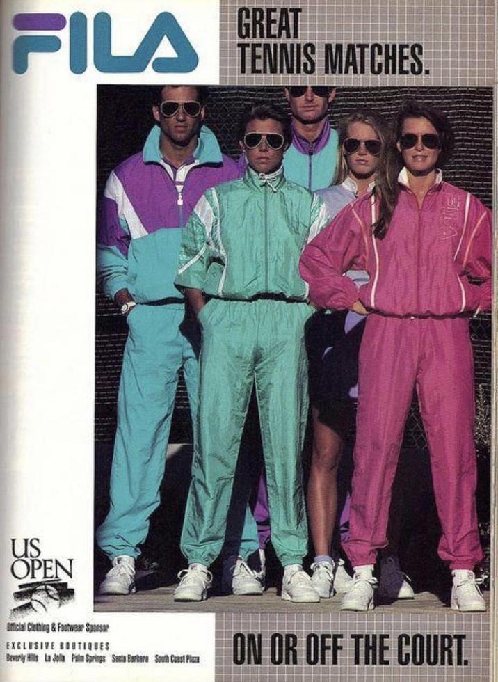 FILA us OPEN GREAT TENNIS MATCHES. Official Clothing & Footwear Sponsor EXCLUSIVE BOUTIQUES Beverly Hills La Jolla Palm Springs Santa Barbara South Coast Plaza ON OR OFF THE COURT.