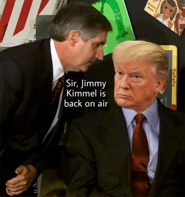 S СП United S 151 Gay Tex Sir, Jimmy Kimmel is back on air Karen Katz