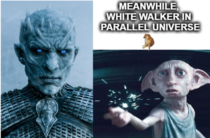 MEANWHILE, WHITE WALKER IN PARALLEL UNIVERSE
