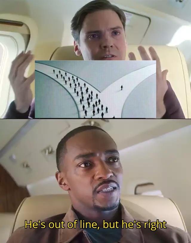 He's out of line, but he's right