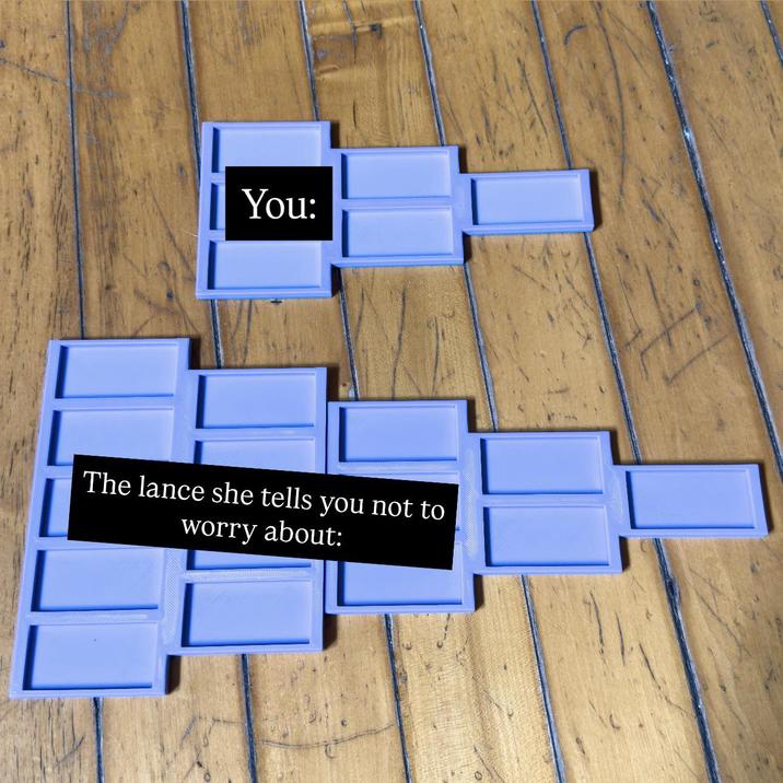 You: The lance she tells you not to worry about: