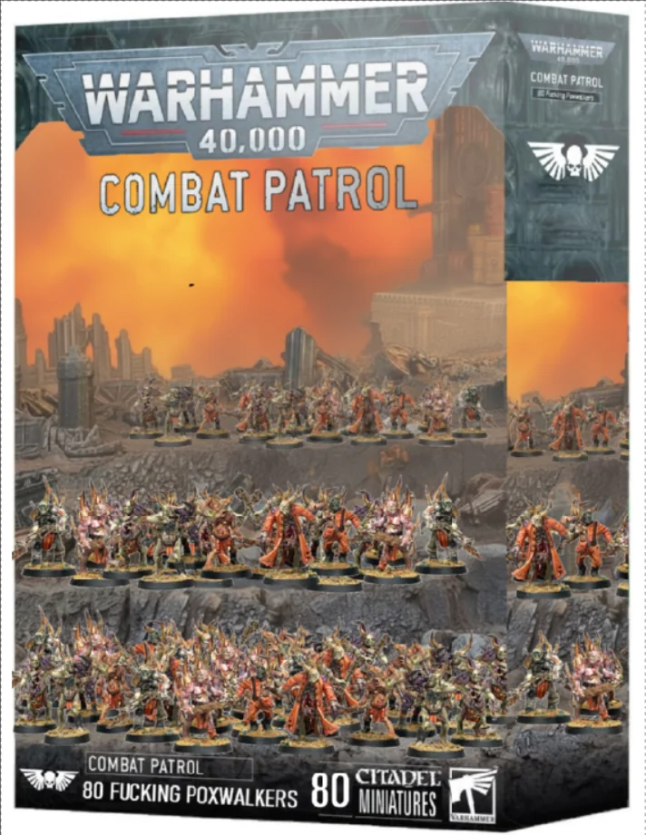 WARHAMMER 40,000 COMBAT PATROL COMBAT PATROL 80 F------ POXWALKERS CITADEL 80 MINIATURES VARHAMMER WARHAMMER COMBAT PATROL