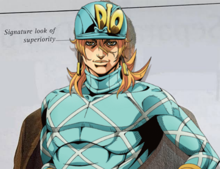 Signature look of superiority.