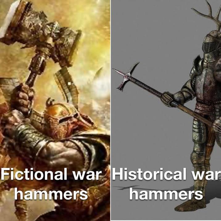 Fictional war Historical war hammers hammers