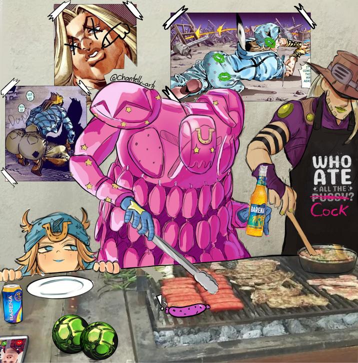 BARENA SCR EE Dan SCR EE @chantel-arts IT'S COMI THI WA AGAI BARENA WHO ATE ALL THE P----? C--- ESCAPATE CON SU SABOR