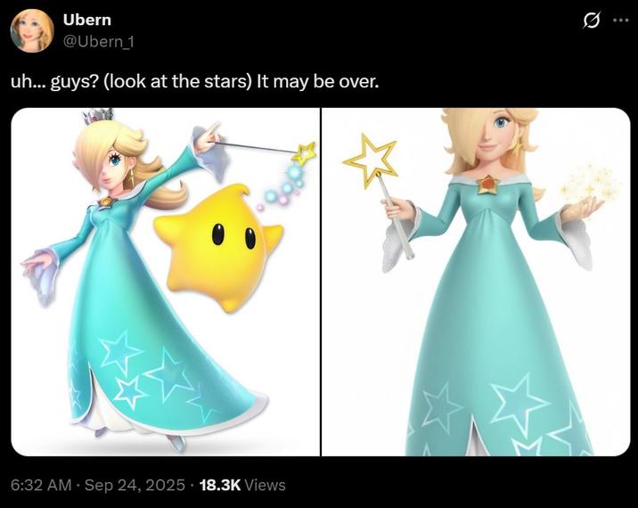 Ubern @Ubern_1 uh... guys? (look at the stars) It may be over. 6:32 AM - Sep 24, 2025 18.3K Views ...