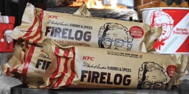 KFC Cold & HERBS & SPICES FIRELOG FIF SMELL SLIKE FRIED CHICKEN KFC EXTREWLY LIMITED EDITION Col Hand 11 HERBS & SPICES FIRELOG 9 Kentucky Fried Chicke