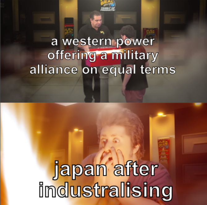 SEAL FAMILY OF PRODUCTS a western power offering a military alliance on equal terms FLEX LU japan after industralising