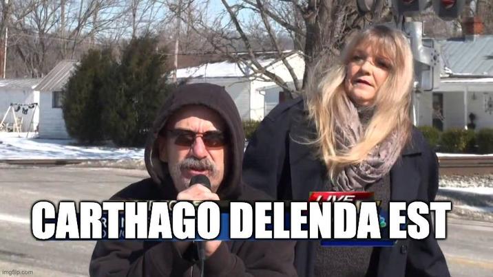 imgflip.com CARTHAGO DELENDA EST