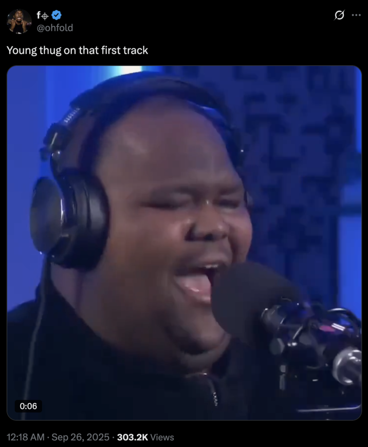 A "tweet":https://knowyourmeme.com/memes/sites/twitter-x comparing the lyrics of "Ninja" by "Young Thug":https://knowyourmeme.com/memes/people/young-thug to "Dave Blunts'":https://knowyourmeme.com/memes/people/dave-blunts use of the hard R.