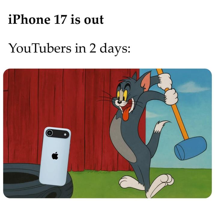 iPhone 17 is out YouTubers in 2 days: