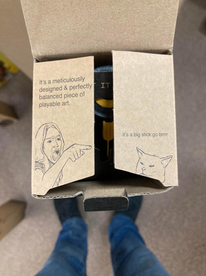 It's a meticulously designed & perfectly IT balanced piece of playable art. it's a big stick go brrrr