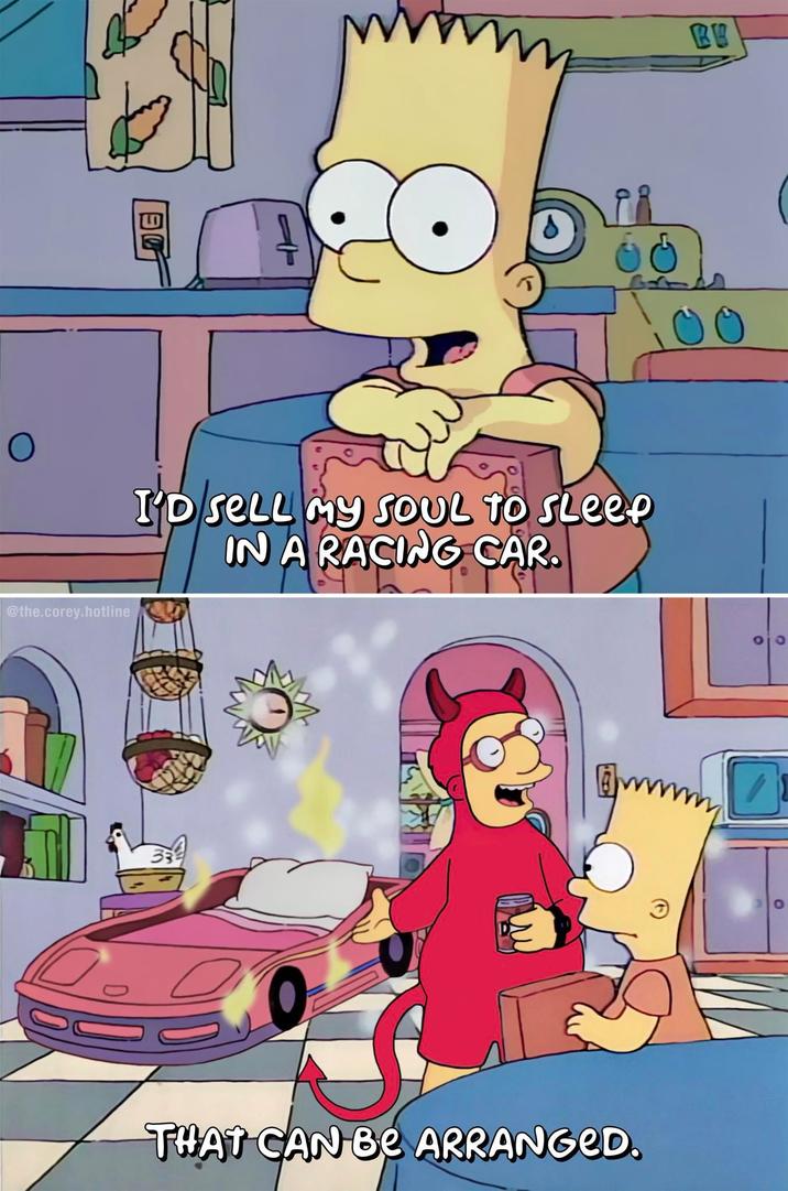 BU BU I'D SELL MY SOUL TO SLeeP IN A RACING CAR. @the.corey.hotline 33 THAT CAN BE ARRANGED. ojo