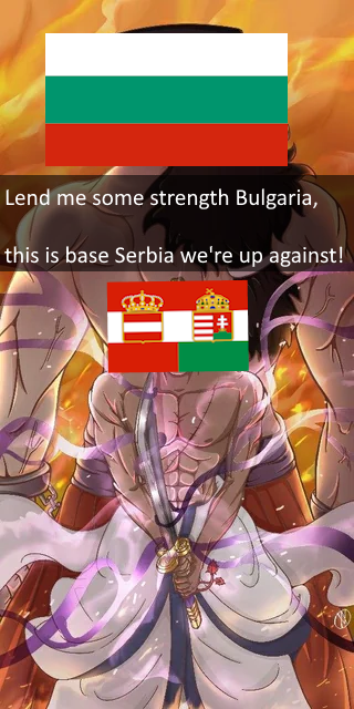 Lend me some strength Bulgaria, this is base Serbia we're up against!