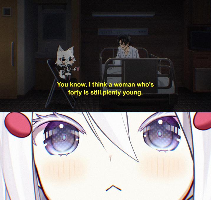 You know, I think a woman who's forty is still plenty young.